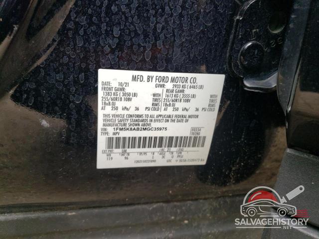 1FM5K8AB2MGC35975 2021 FORD EXPLORER photo no. 13