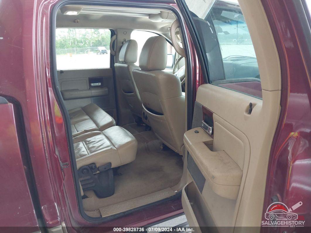 1FTPW14576FA32443 2006 FORD F-150 photo no. 8