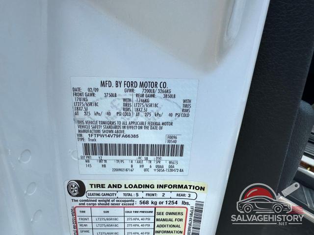 1FTPW14V79FA66385 2009 FORD F-150 photo no. 10