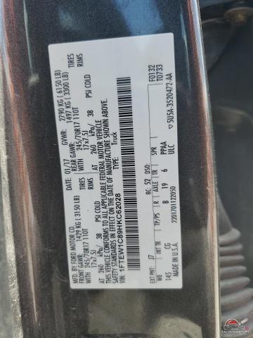 1FTEW1C89HKC62028 2017 FORD F-150 photo no. 12