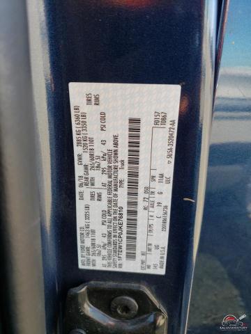 1FTEW1CP0JKE76810 2018 FORD F-150 photo no. 12