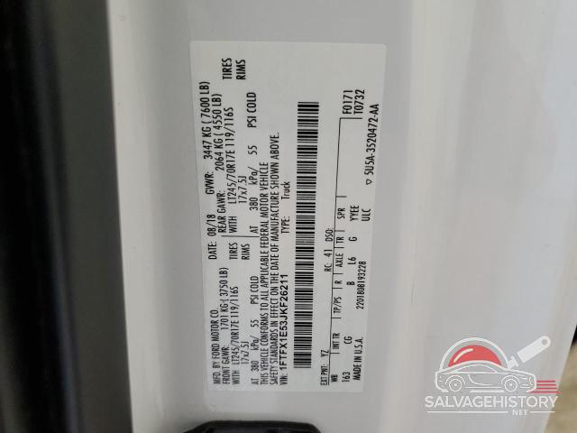 1FTFX1E53JKF26211 2018 FORD F-150 photo no. 12