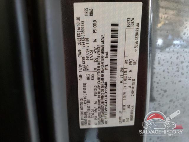 1FTEW1C4XLKD11548 2020 FORD F-150 photo no. 13