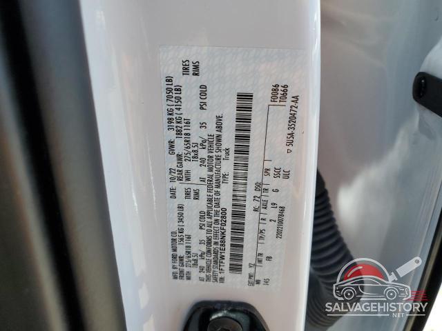 1FTFW1E88NKF02800 2022 FORD F-150 photo no. 12
