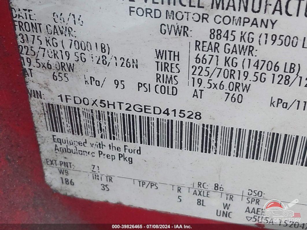 1FD0X5HT2GED41528 2016 FORD F-550 CHASSIS photo no. 8