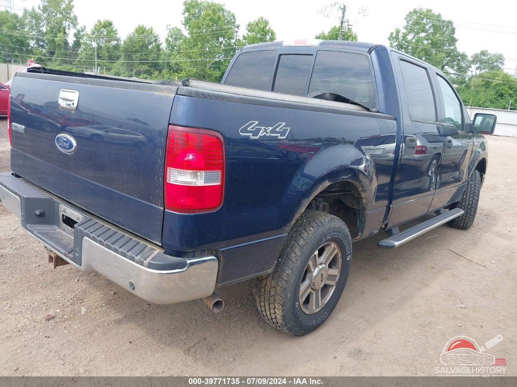 1FTPW14575KE73009 2005 FORD F150 photo no. 4