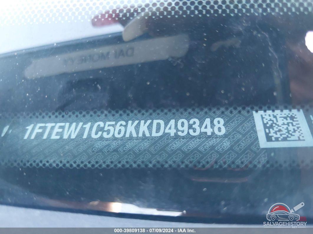 1FTEW1C56KKD49348 2019 FORD F150 photo no. 9
