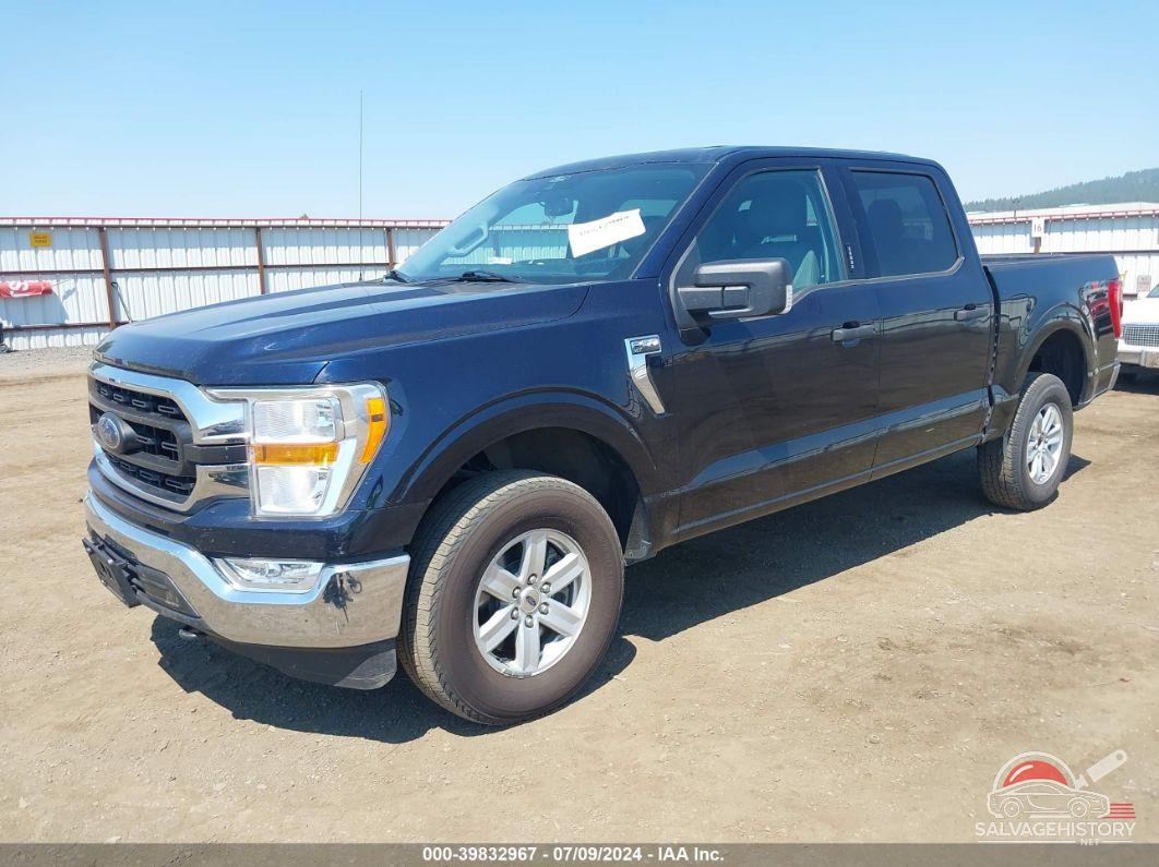 1FTFW1E50MFA79319 2021 FORD F150 photo no. 2