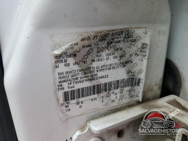 1FTSW21R48ED36622 2008 FORD F250 photo no. 12