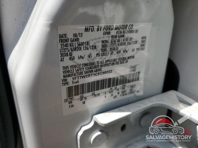 1FT7W2BT1CEC66022 2012 FORD F250 photo no. 12
