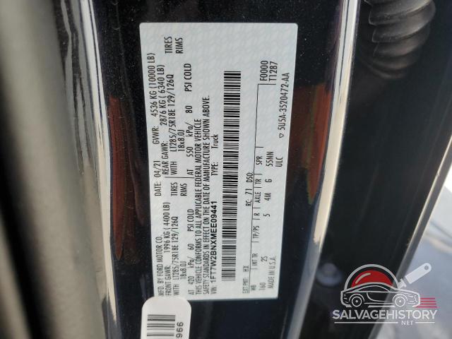 1FT7W2BNXMEE09441 2021 FORD F250 photo no. 12