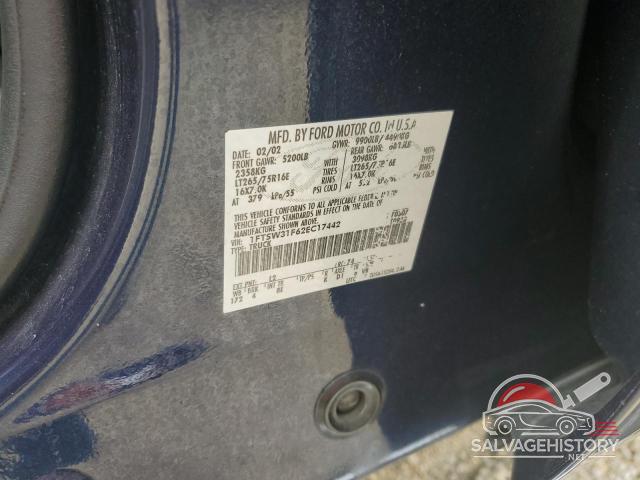 1FTSW31F62EC17442 2002 FORD F350 photo no. 12