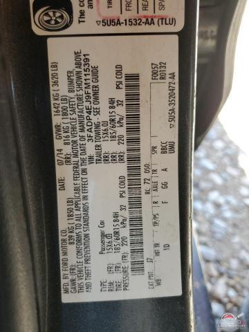 3FADP4EJ9FM115391 2015 FORD FIESTA photo no. 13
