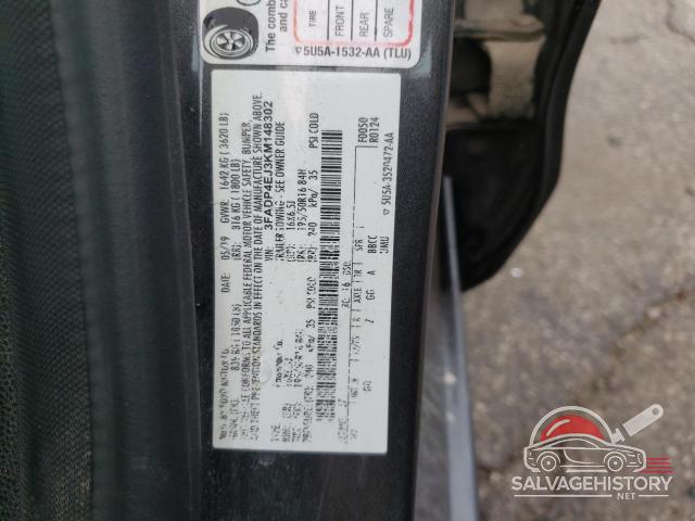 3FADP4EJ3KM148302 2019 FORD FIESTA photo no. 12