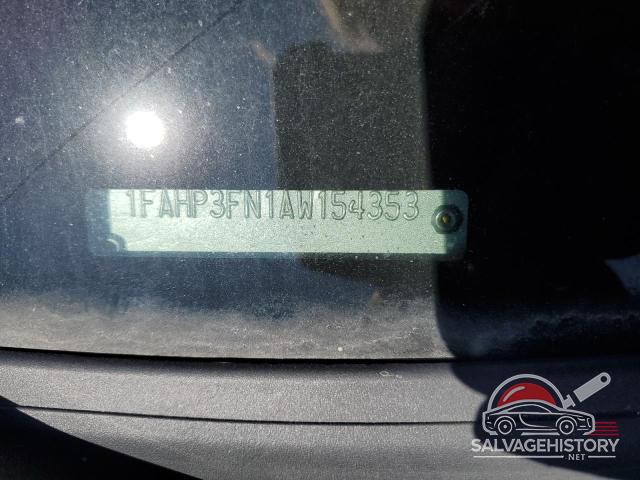 1FAHP3FN1AW154353 2010 FORD FOCUS photo no. 12