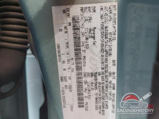 1FAHP3K20CL185741 2012 FORD FOCUS photo no. 12