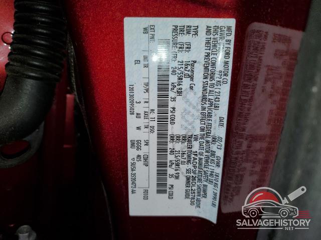 1FADP3F26DL257830 2013 FORD FOCUS photo no. 13