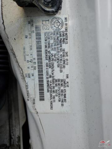1FADP3K29DL100282 2013 FORD FOCUS photo no. 12
