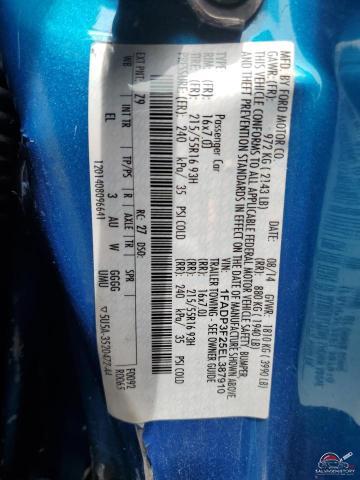 1FADP3F25EL387910 2014 FORD FOCUS photo no. 12