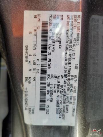 1FADP3F29EL309274 2014 FORD FOCUS photo no. 13