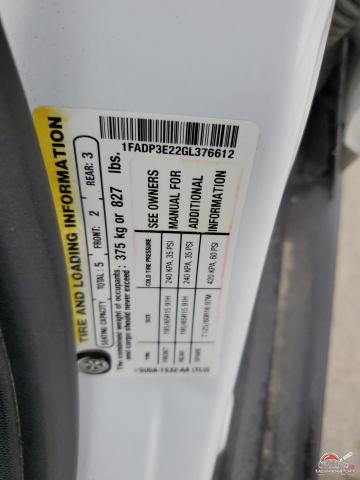 1FADP3E22GL376612 2016 FORD FOCUS photo no. 12