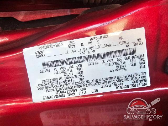 1FADP3F26GL230762 2016 FORD FOCUS photo no. 10