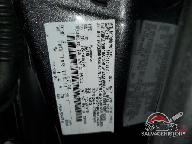 1FADP3F24HL282490 2017 FORD FOCUS photo no. 12