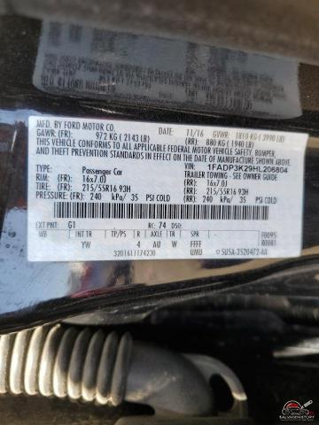 1FADP3K29HL206804 2017 FORD FOCUS photo no. 12