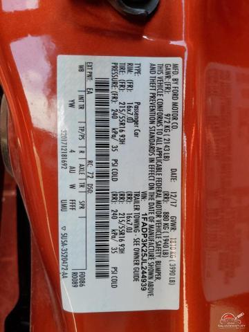 1FADP3K25JL244939 2018 FORD FOCUS photo no. 12
