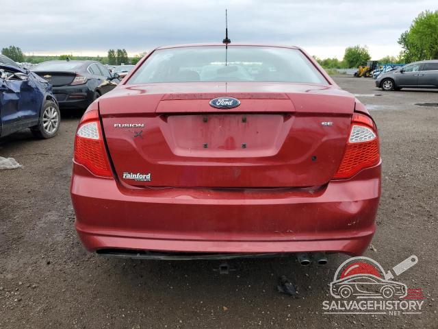 3FAHP0HA3AR257141 2010 FORD FUSION photo no. 6