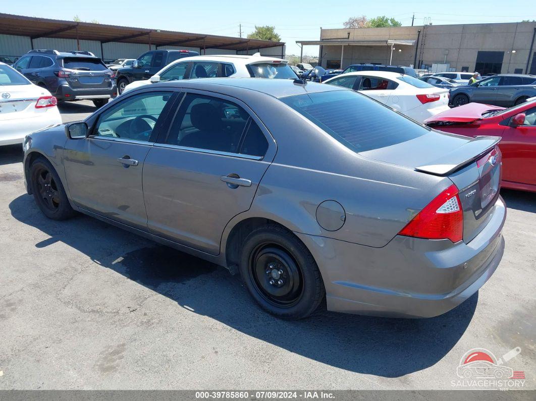 3FAHP0HA9BR292543 2011 FORD FUSION photo no. 3