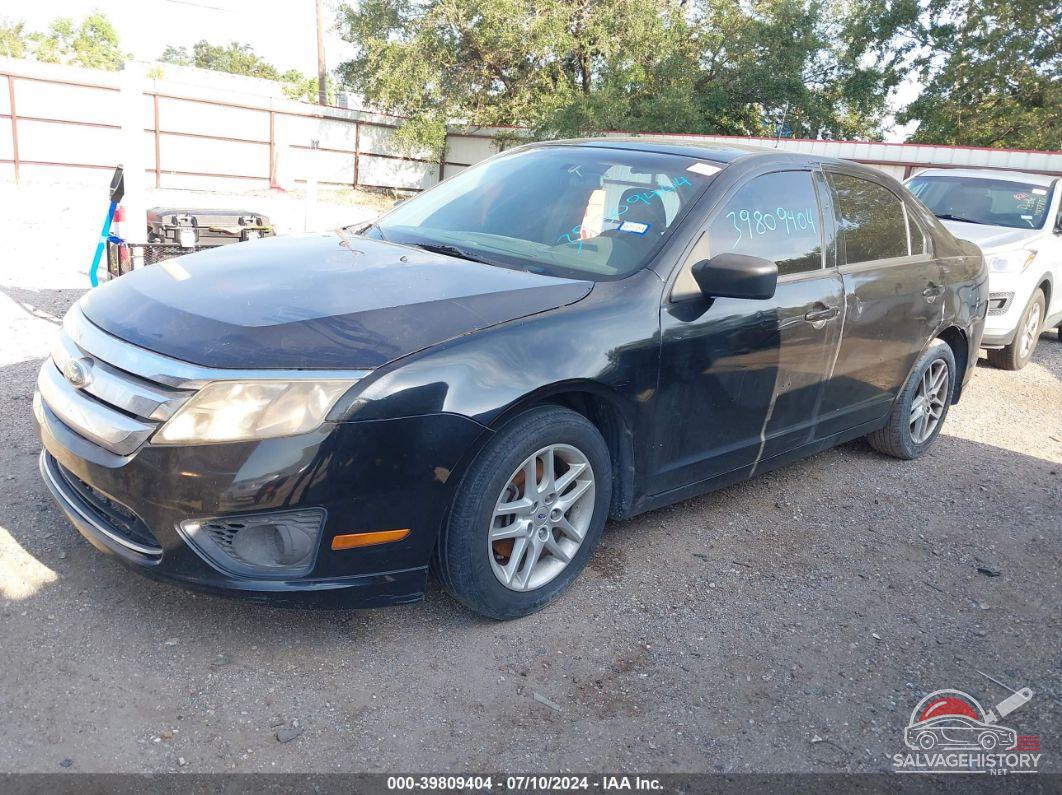 3FAHP0GA6CR408879 2012 FORD FUSION photo no. 2