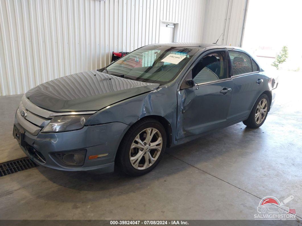 3FAHP0HA8CR321015 2012 FORD FUSION photo no. 2