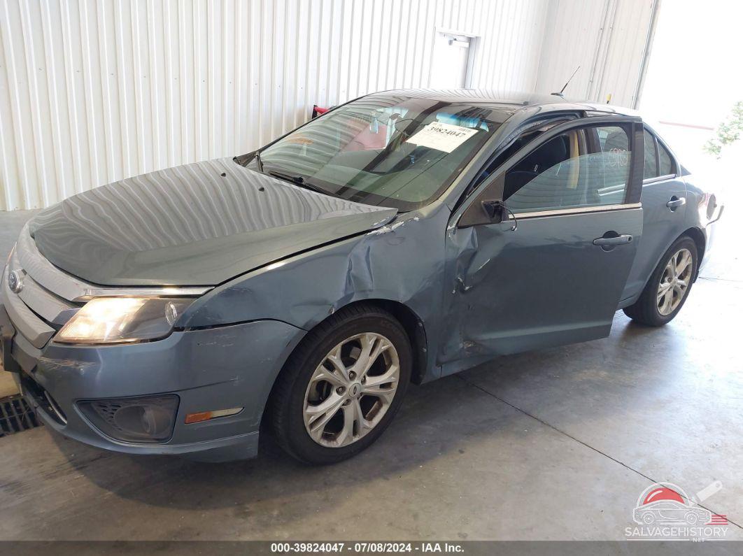 3FAHP0HA8CR321015 2012 FORD FUSION photo no. 6