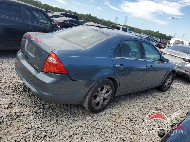 3FAHP0HG2CR367458 2012 FORD FUSION photo no. 3