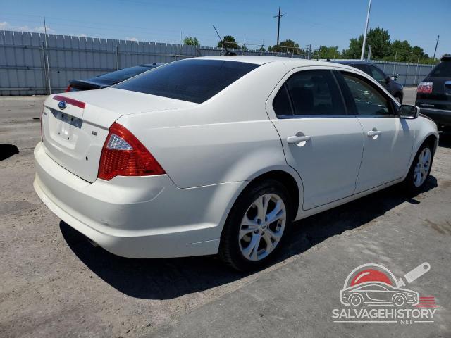 3FAHP0HG3CR305633 2012 FORD FUSION photo no. 3