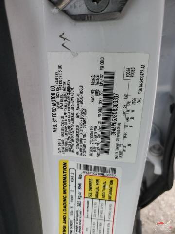3FA6P0G78DR303337 2013 FORD FUSION photo no. 12