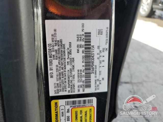 3FA6P0HR3DR271154 2013 FORD FUSION photo no. 12