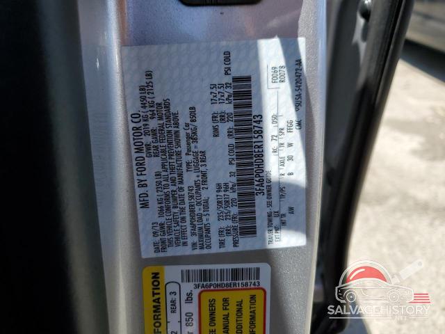 3FA6P0HD8ER158743 2014 FORD FUSION photo no. 13