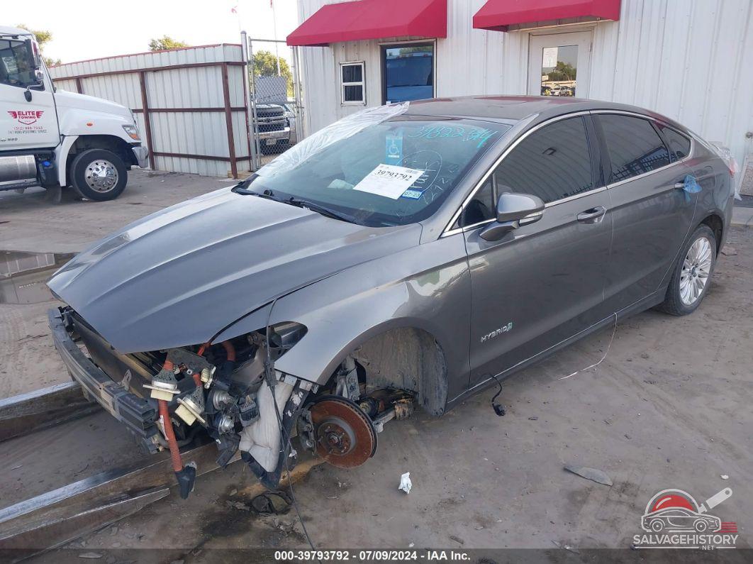 3FA6P0LU3ER291157 2014 FORD FUSION photo no. 2