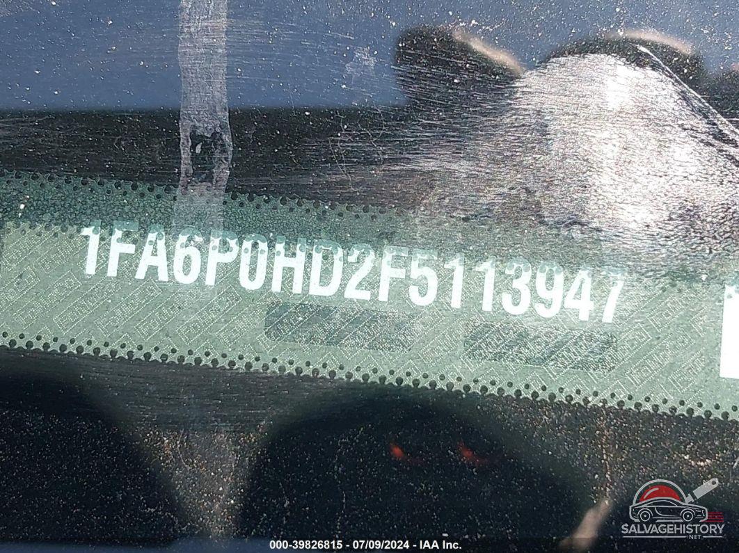 1FA6P0HD2F5113947 2015 FORD FUSION photo no. 9