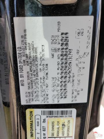 3FA6P0HD2HR131798 2017 FORD FUSION photo no. 12