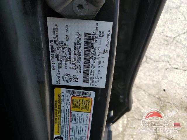 3FA6P0T90HR288412 2017 FORD FUSION photo no. 12