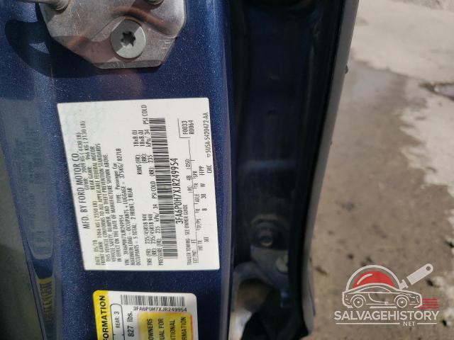 3FA6P0H7XJR249954 2018 FORD FUSION photo no. 13