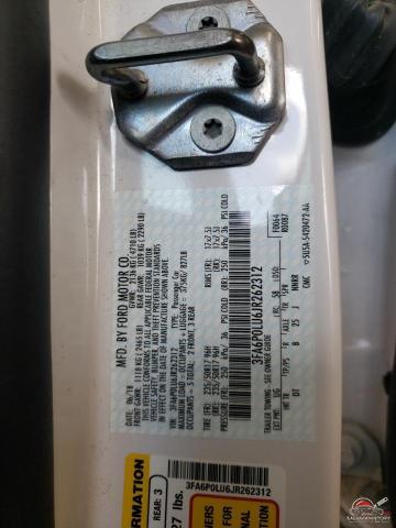 3FA6P0LU6JR262312 2018 FORD FUSION photo no. 12