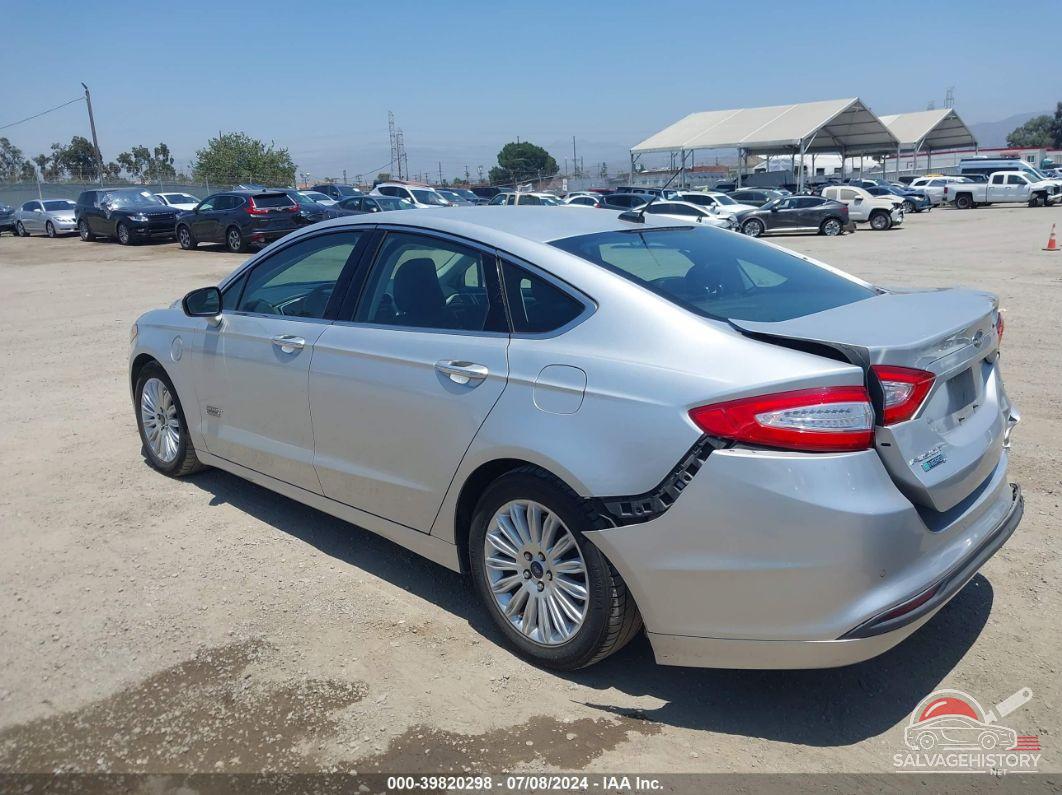 3FA6P0PUXFR284377 2015 FORD FUSION ENERGI photo no. 3