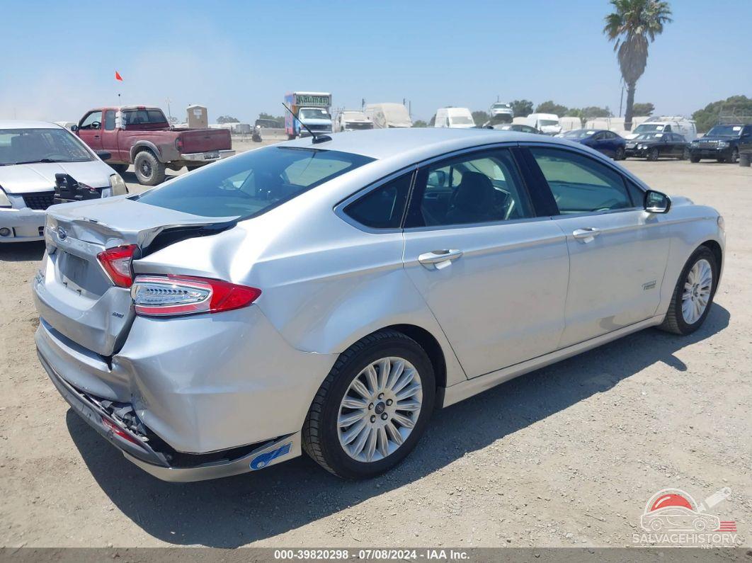 3FA6P0PUXFR284377 2015 FORD FUSION ENERGI photo no. 4