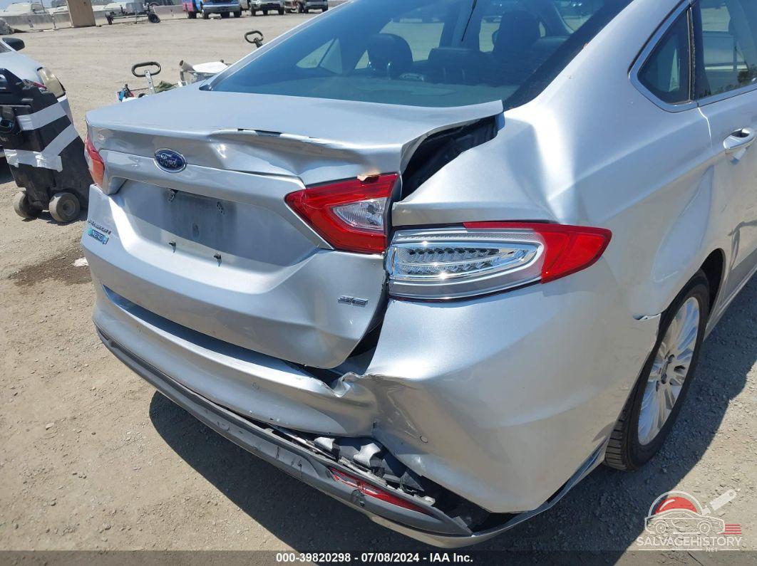 3FA6P0PUXFR284377 2015 FORD FUSION ENERGI photo no. 6