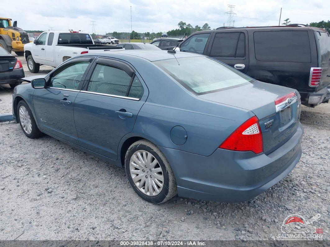3FADP0L37CR426930 2012 FORD FUSION HYBRID photo no. 3