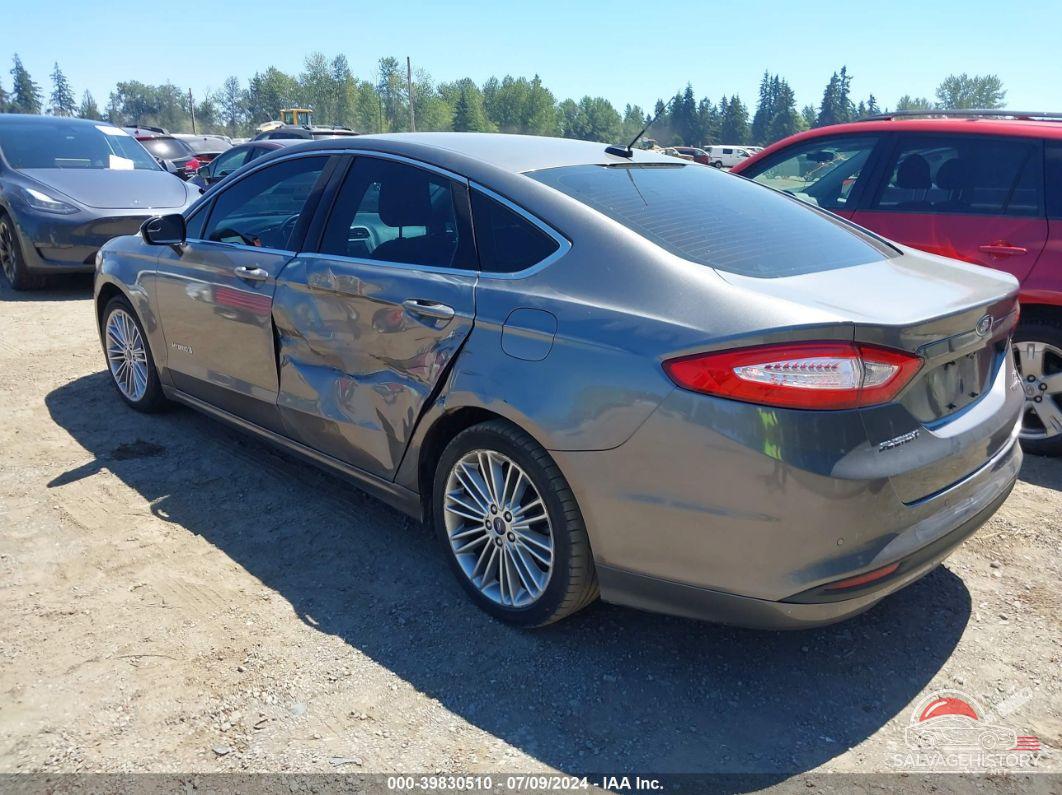 3FA6P0LU0ER227738 2014 FORD FUSION HYBRID photo no. 3